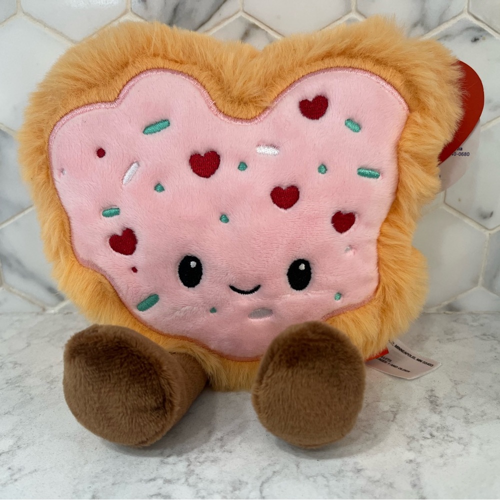 Giggle Scape 6” Heart-shaped Pizza Plush Toy
